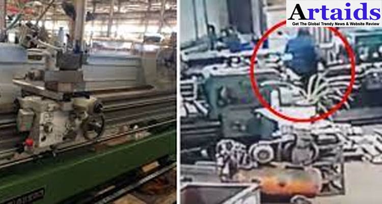 Latest News Lathe Machine Incident Real Video On Twitter